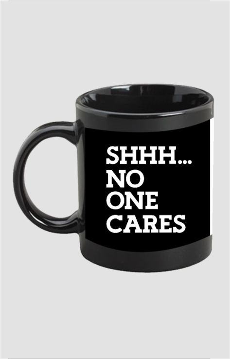 Black Coffee Mug